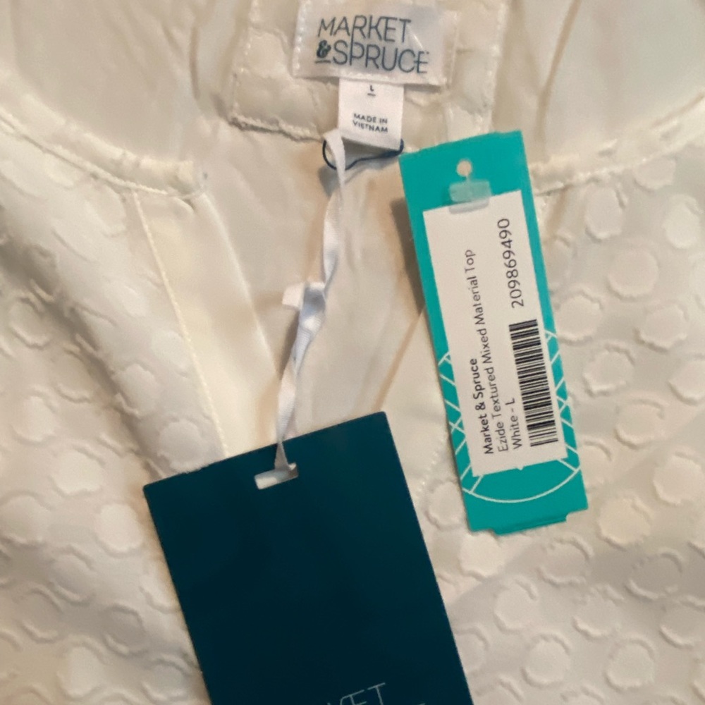 White Tank. NWT. Spruce Market. (Stitch Fix) Large